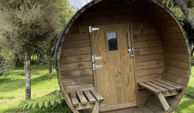 Barrel home at Volcanoview