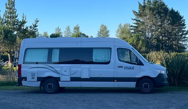 Campervan camping at Volcanoview